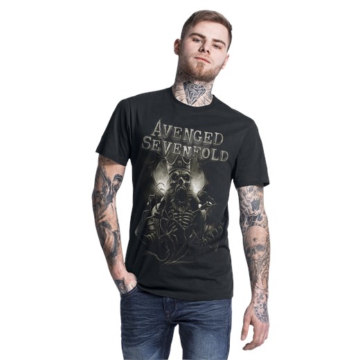 Avenged Sevenfold - King - T-Shirt - czarny M, L, XL, XXL EMP okazja
