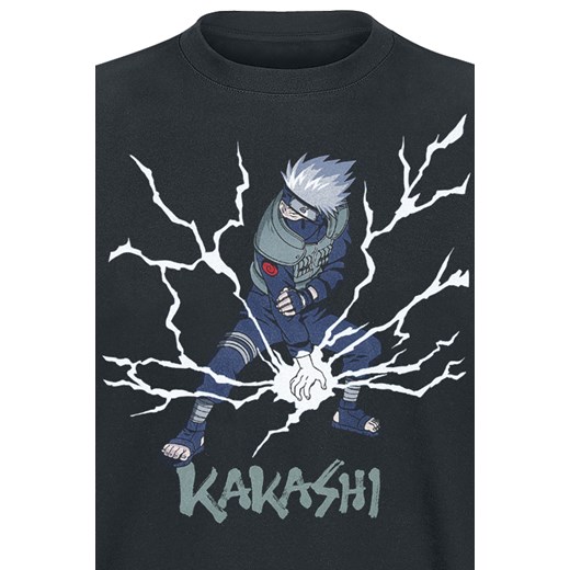 Naruto - Kakashi - T-Shirt - czarny S, M, L, XXL EMP