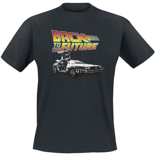 Powrót do przyszłości - Delorean - T-Shirt - czarny S, M, L, XL, XXL EMP