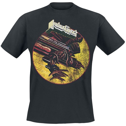 Judas Priest - SFV Distressed - T-Shirt - czarny M, L, XL, XXL EMP