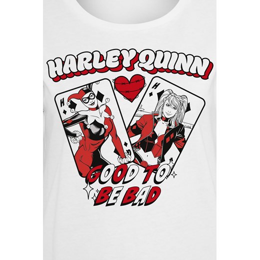 Harley Quinn - It's Good To Be Bad - T-Shirt - biały S, M, L, XL, XXL EMP