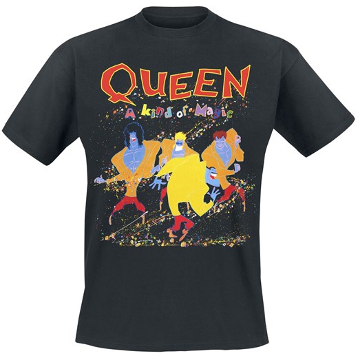 Queen - A Kind Of Magic - T-Shirt - czarny S, M, L, XL, XXL, 3XL, 5XL EMP