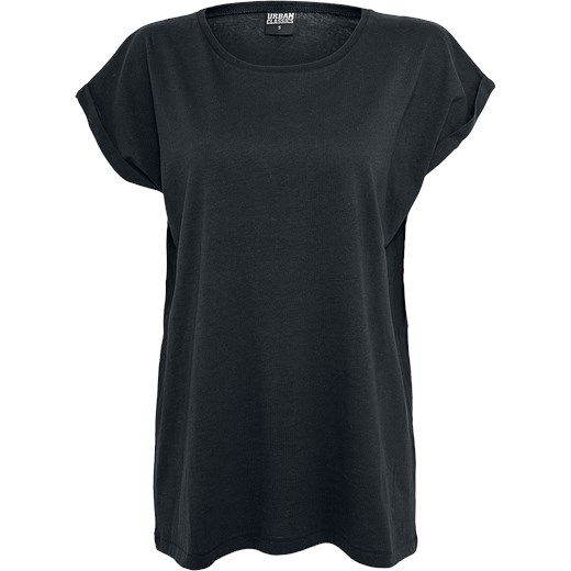 Urban Classics - Ladies Extended Shoulder Tee 2 Pack - T-Shirt - czarny XS, M, 3XL, 5XL EMP