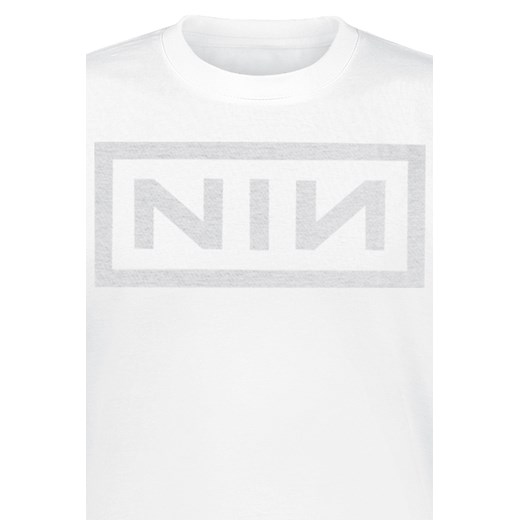 Nine Inch Nails - Classic Logo - T-Shirt - biały S, M, L, XL, XXL okazja EMP