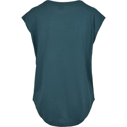 Urban Classics - Ladies Basic Shaped Tee - T-Shirt - niebieski (Petrol) XS, S, M, L, XL, XXL, 3XL, 4XL, 5XL EMP