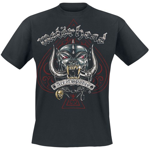 Motörhead - Ace Of Spades Tattoo - T-Shirt - czarny M, L, XL, XXL EMP okazja