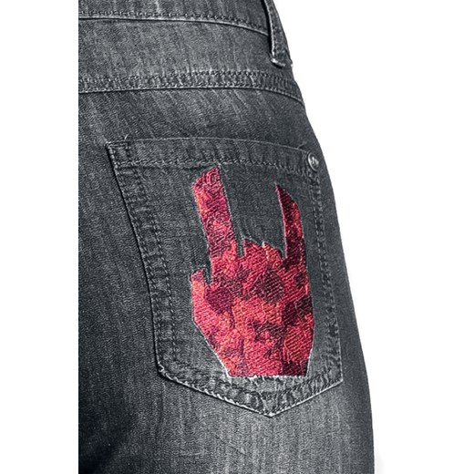 EMP Stage Collection - Shorts with Rockhand Embroidery - Krótkie spodenki - 27, 28, 29, 30, 31 EMP