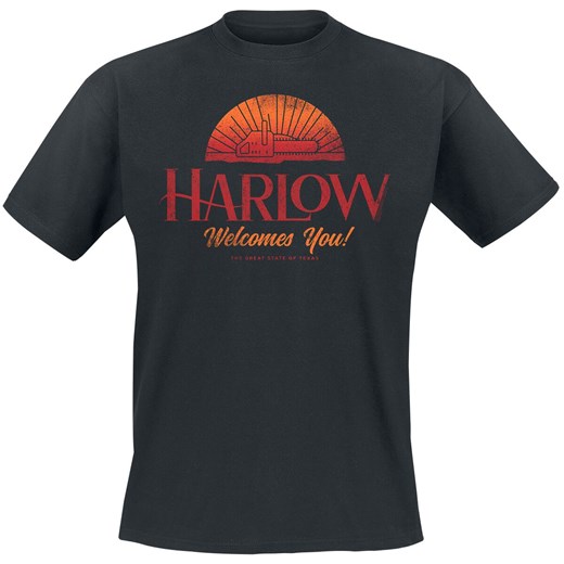 Texas Chainsaw Massacre - Harlow Welcomes You! - T-Shirt - czarny M, L, XL, XXL, 3XL EMP