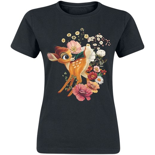 Bambi - Bambi - Flowers - T-Shirt - czarny S, M, L, XL, XXL EMP