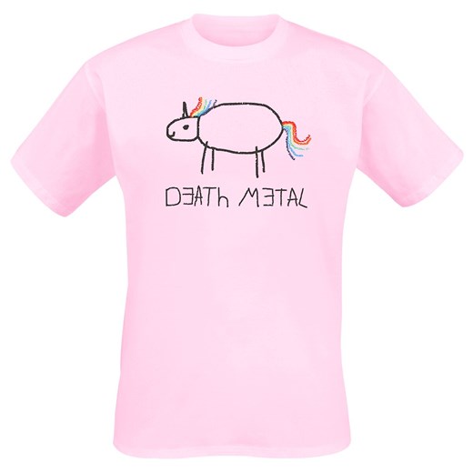Death Metal T-Shirt - jasnoróżowy (Light Pink) S, M, L, XL, XXL, 3XL EMP
