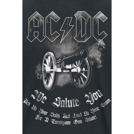 AC/DC - We Salute You - T-Shirt - czarny S, M, L, XL, XXL, 3XL, 4XL EMP