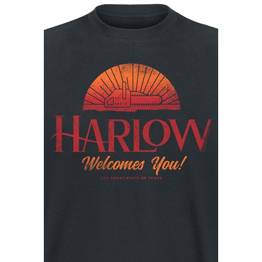 Texas Chainsaw Massacre - Harlow Welcomes You! - T-Shirt - czarny M, L, XL, XXL, 3XL EMP