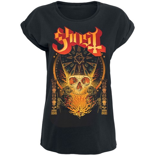 Ghost - Papa Flames - T-Shirt - czarny S, M, L, XL, XXL, 3XL, 4XL EMP