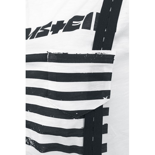 Rammstein - Suspender - T-Shirt - biały S, M, L, XL EMP