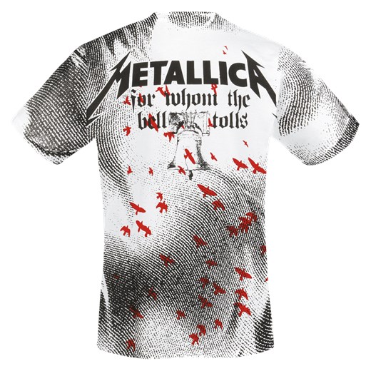 Metallica - Bell Tolls - T-Shirt - biały S, M, L, XL, XXL promocja EMP