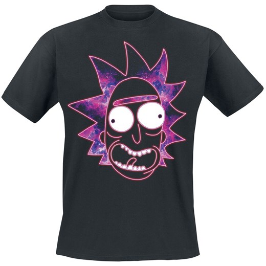 Rick And Morty - Neon Rick - T-Shirt - czarny S, M, L EMP