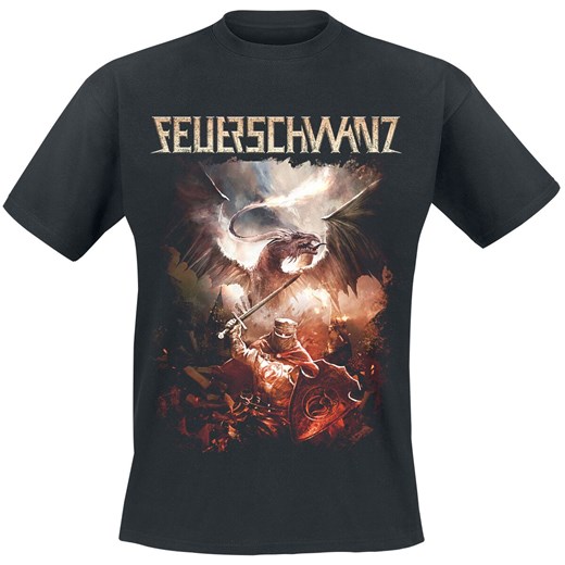 Feuerschwanz - Das Elfte Gebot - T-Shirt - czarny S, M, L, XL, XXL, 3XL EMP