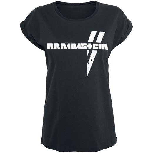 Rammstein - Weiße Balken - T-Shirt - czarny XS, L, XL, XXL, 3XL, 4XL, 5XL EMP