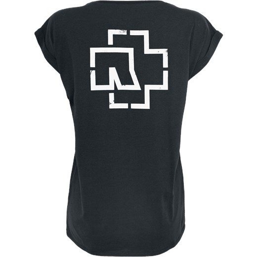 Rammstein - Weiße Balken - T-Shirt - czarny XS, L, XL, XXL, 3XL, 4XL, 5XL EMP