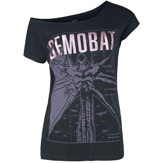 Stranger Things - Demobat Slayer - T-Shirt - czarny S, M, L, XL, XXL EMP