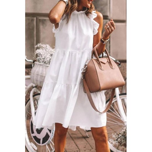 Sukienka NADIA WHITE XL Ivet Shop okazja
