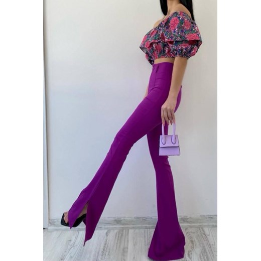Spodnie damskie MINGELA PURPLE M wyprzedaż Ivet Shop
