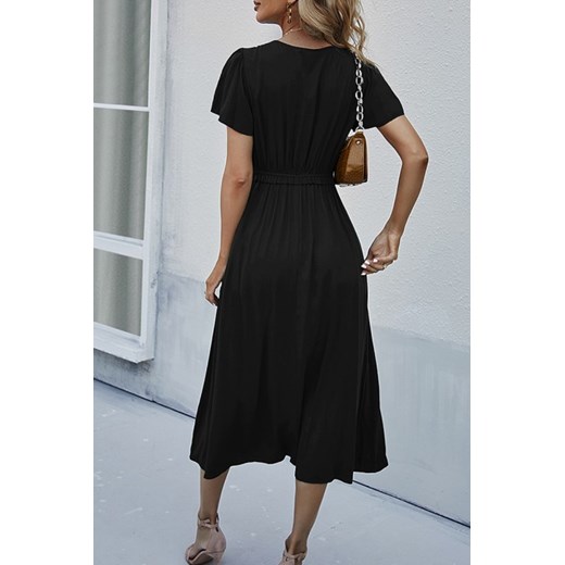 Sukienka LINHALA BLACK S okazyjna cena Ivet Shop