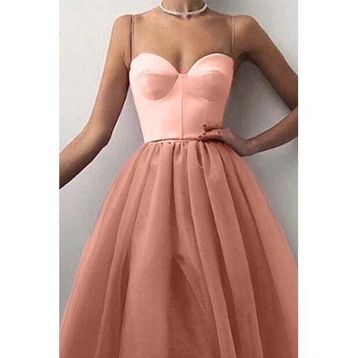 Sukienka BRIDELA PEACH M okazja Ivet Shop