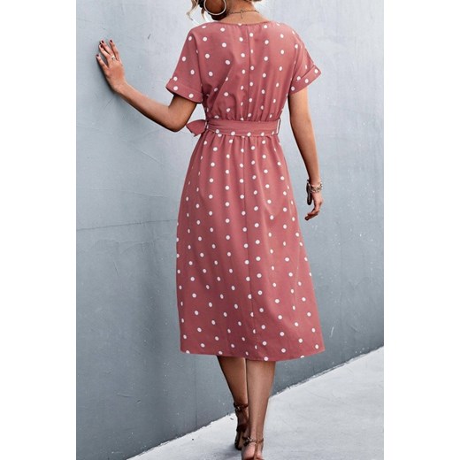 Sukienka VEROLMA PINK M wyprzedaż Ivet Shop