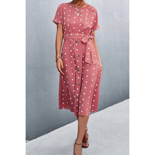Sukienka VEROLMA PINK XL wyprzedaż Ivet Shop