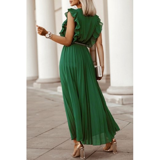 Sukienka MERZALA GREEN uniwersalny Ivet Shop okazyjna cena