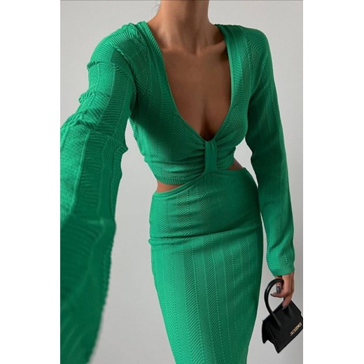 Sukienka LOPENA GREEN uniwersalny okazyjna cena Ivet Shop