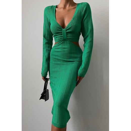 Sukienka LOPENA GREEN uniwersalny Ivet Shop wyprzedaż