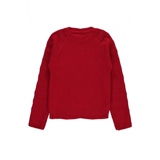 Sweter dziewczęcy czerwony IVET 