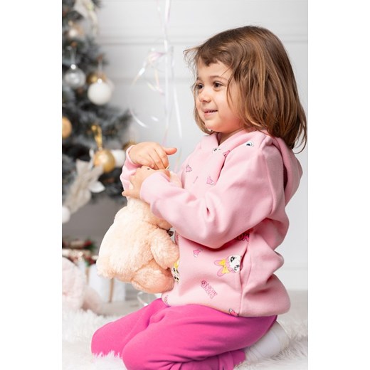 Bluza dla dziewczynki PUFFY PINK 7-8 promocja Ivet Shop