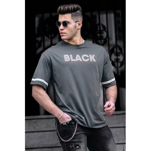 T-shirt MATIAS GRAFIT ze sklepu Ivet Shop w kategorii T-shirty męskie - zdjęcie 150823281