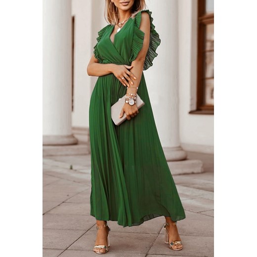 Sukienka MERZALA GREEN uniwersalny okazyjna cena Ivet Shop