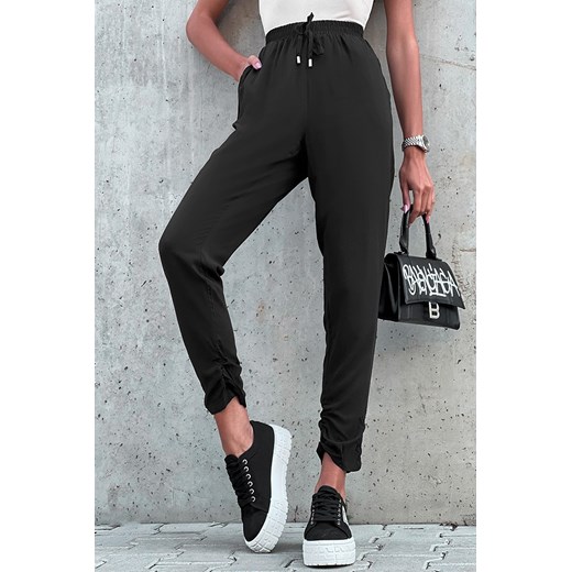 Spodnie damskie RANSENA BLACK M promocja Ivet Shop