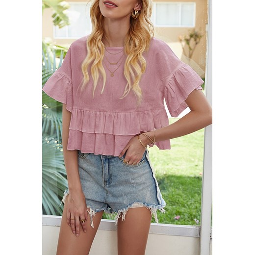 Bluzka damska KESADIRA PUDRA M Ivet Shop wyprzedaż