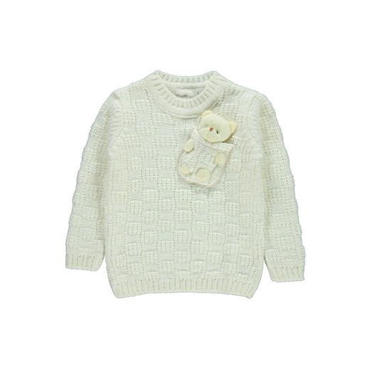 Sweter dla dziewczynki SUELA ECRU 4-5 promocyjna cena Ivet Shop