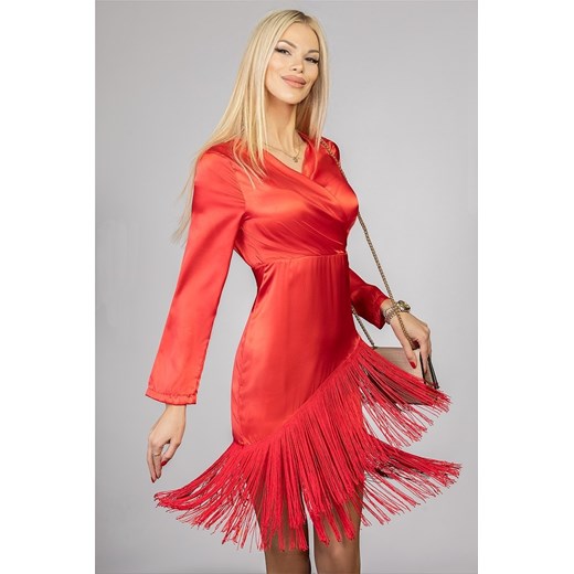 Sukienka BORLETA RED ze sklepu Ivet Shop w kategorii Sukienki - zdjęcie 150826923