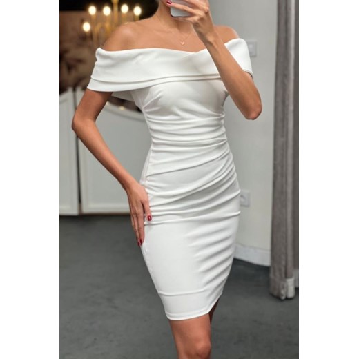 Sukienka MARALIA WHITE M wyprzedaż Ivet Shop