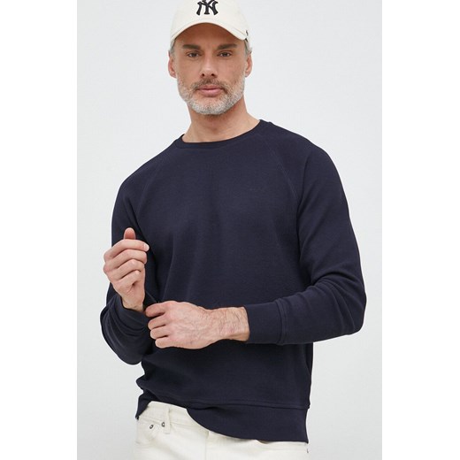 Tommy Hilfiger bluza męska kolor niebieski z kapturem z aplikacją Tommy Hilfiger L ANSWEAR.com