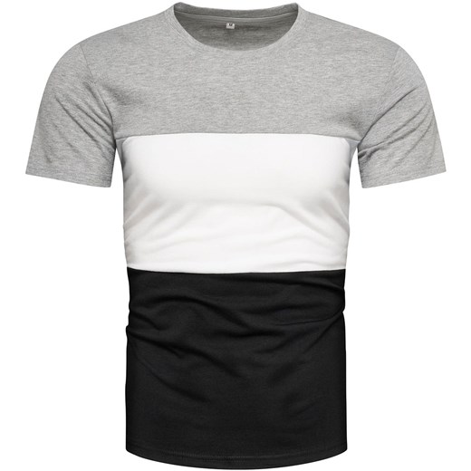 Koszulka męska w szerokie pasy Recea ze sklepu Recea.pl w kategorii T-shirty męskie - zdjęcie 150831190