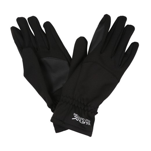 Rękawiczki turystyczne z softshellu Regatta Softshell Glove III czarne Regatta M Aktywnyturysta.pl