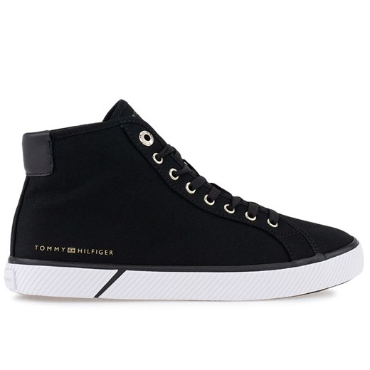 Buty Tommy Hilfiger Essential Highcut FW0FW07247-BDS - czarne ze sklepu streetstyle24.pl w kategorii Trampki damskie - zdjęcie 150846452