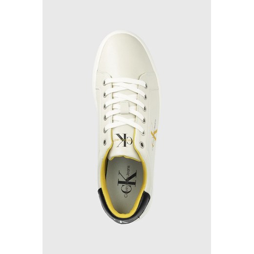 Buty sportowe męskie Calvin Klein skórzane sznurowane 