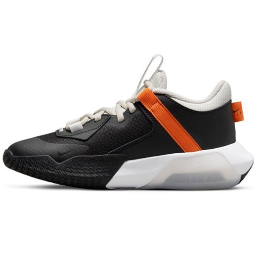 Buty sportowe damskie czarne Nike do koszykówki zoom sznurowane z tkaniny