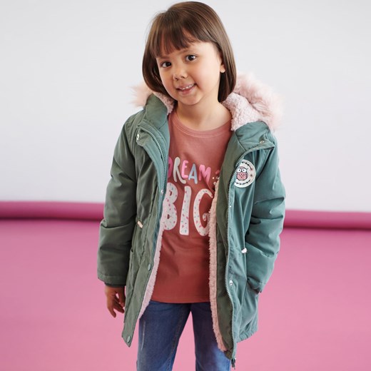 Sinsay - Kurtka parka - Khaki Sinsay 140 Sinsay wyprzedaż