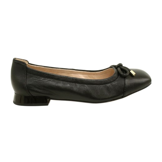 Caprice baleriny buty damskie 9-22104-20 040 Czarne ze sklepu ButyModne.pl w kategorii Balerinki - zdjęcie 150890252